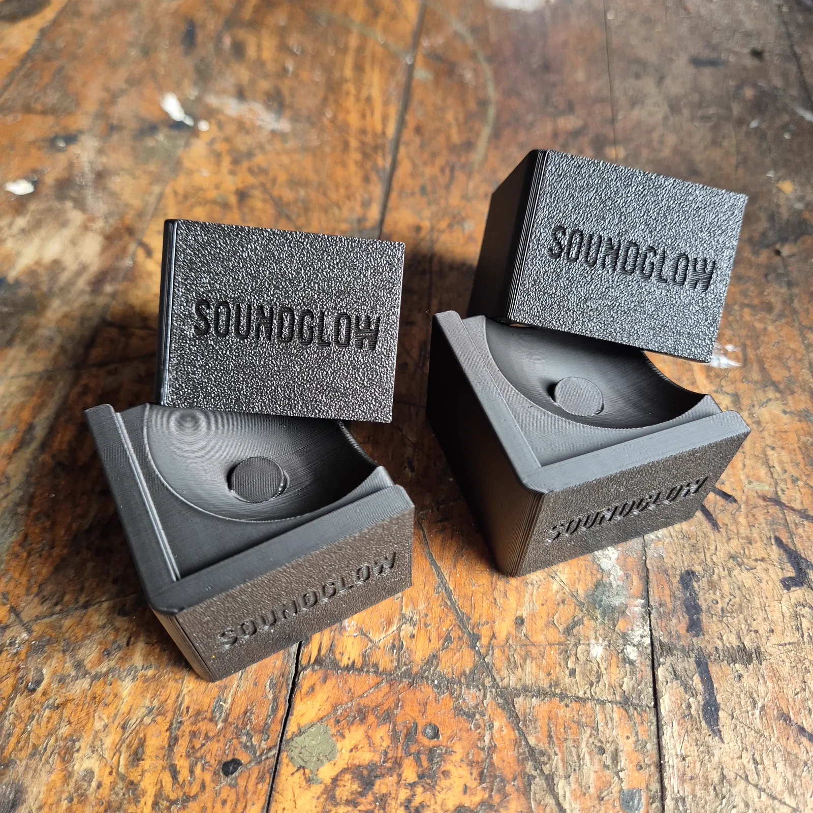 Set of four Soundboks stackers